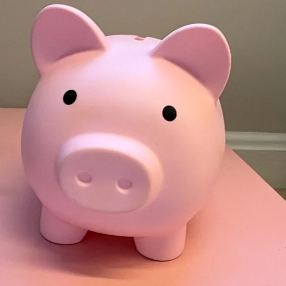 Pink Piggy Bank - Picture 3 of 3